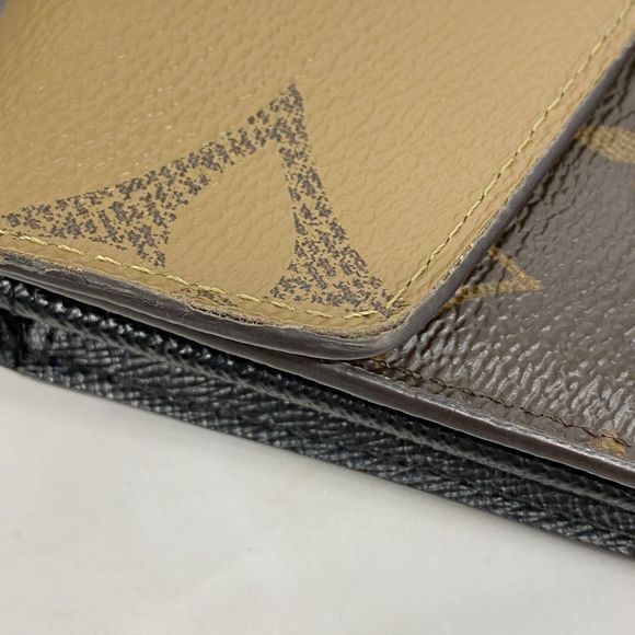 Louis Vuitton Monogram Giant Reverse Long Wallet Portefeuille Sarah M80726 - Picture 7 of 10